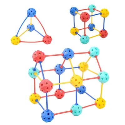 3D Geometric Building Blocks, Large Bead Children's Educational Toy - 6