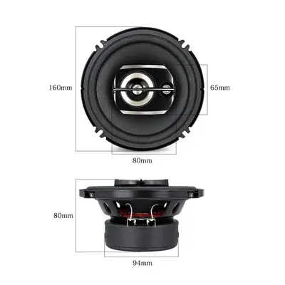 TS1675V3 6-Inch 3-Way Coaxial Car Speaker - 2