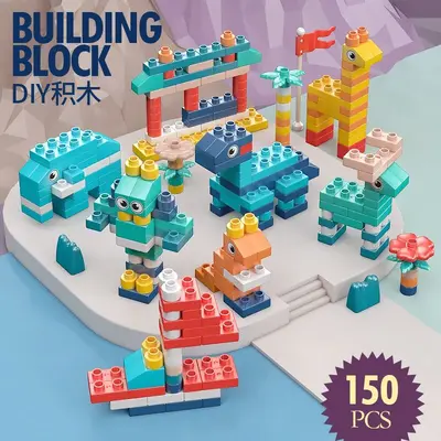 LEGO Compatible Building Blocks Ball Track Slide Set Children's Toy - 3