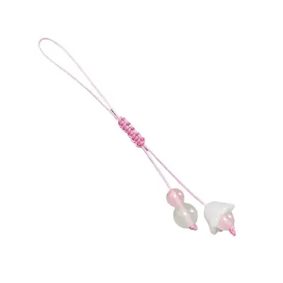 10B-5/6 Handmade Woven Rope Bag Decoration with Acrylic Pendant