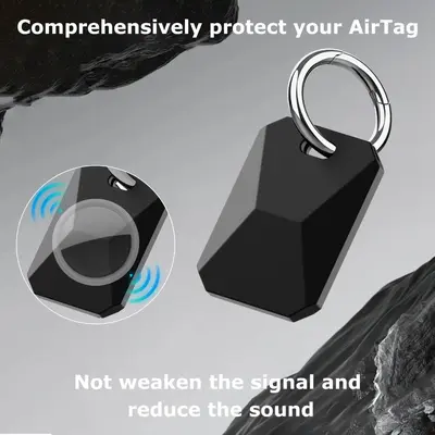 适用苹果airtag保护套赛博防丢定位器moto tag 2硅胶钥匙扣保护壳 - 4
