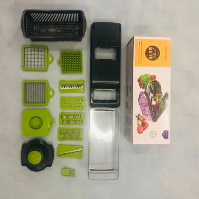 Sebze doğrayıcı çok işlevli, mutfak kesme makinesi - 9