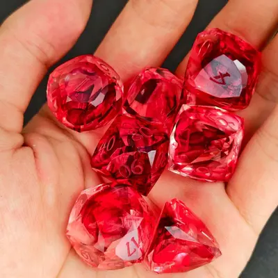 D20 D6 Polyeder-Würfelset für Dungeons & Dragons - 12