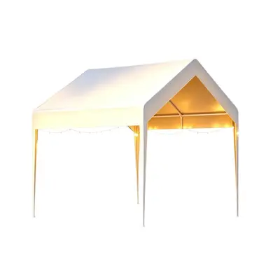 Camping Market Tent 3x3 m, Large, Rainproof, Sun Shade - 6