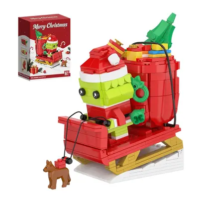 Grinch 3'ü 1 Arada Kızak Yapı Blokları Seti, Noel Süs ve Oyuncak - 7