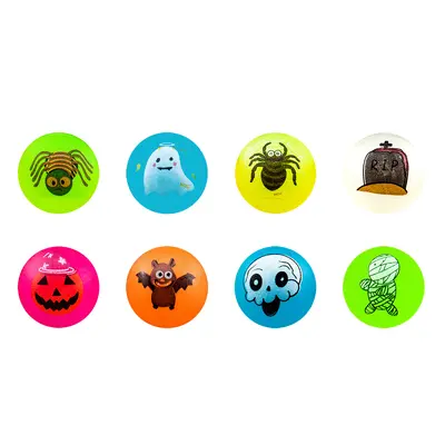 Glowing Halloween Fluffy Bouncing Eyeball Ball, Party Favor
