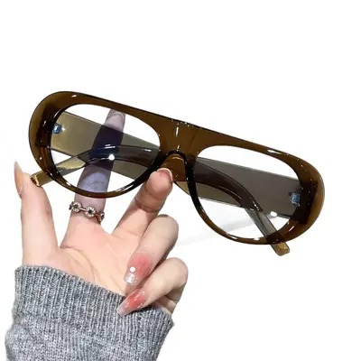 Outdoor-Sonnenbrille mit UV-Schutz, schlichter Fahrerstil für Damen und Herren - 6