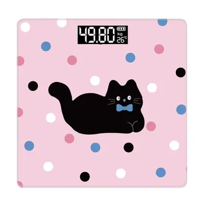 Cartoon Design USB Rechargeable Smart Digital Body Fat Scale