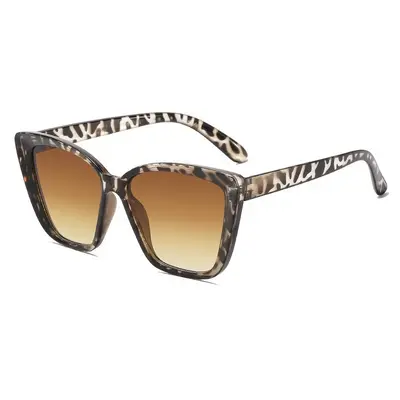 Cat-Eye Sunglasses Square Frame Concave Design Face-Flattering Style - 7
