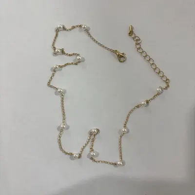 Amazon Cross-Border Neue Perlenkette Damen Dünne Kette Schlüsselbein Kette Französisch Retro Minimalistischer Schmuck Damen Großhandel