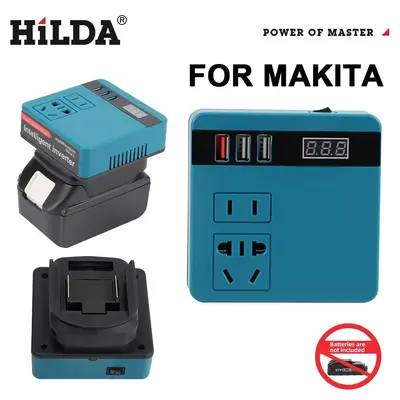 Lithium Battery Inverter AC220V/DC5V/12V Outdoor Work Inverter - 6