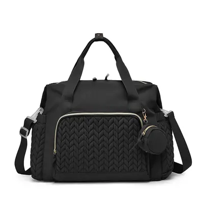Großvolumiger Rucksack mit Kinderwagenbefestigung, multifunktionale Wickeltasche, stilvolle Mama-Tasche für Mutter und Baby, grenzüberschreitende Wickelrucksack - 11