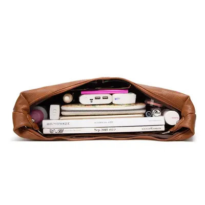 Retro Tote Bag for Women, Large Capacity, Soft Leather Shoulder Bag