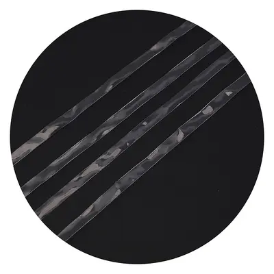 Schwarzer transparenter elastischer TPU-Schultergurt, matt, 4 mm, 5 mm, 6 mm, 8 mm - 5