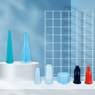 Tek kullanımlık şırınga kapağı, PP plastik, vidalı, çok renkli - 3