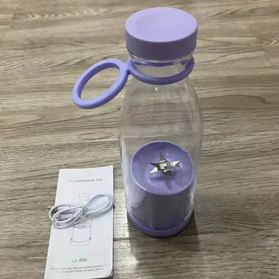 USB şarjlı 6 bıçaklı taşınabilir sıkacak - 8