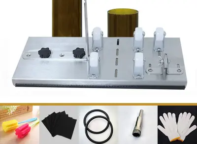 Paslanmaz çelik cam şişe kesici 5 tekerlekli DIY şarap şişesi kesme aleti - 8