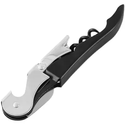 Multifunctional Stainless Steel Wine Opener, Portable Seahorse Corkscrew