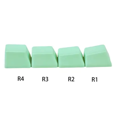 PBT kazınmamış klavye tuş takımı 1u kalınlaştırılmış mekanik klavye R1 R2 R3 R4 son derece kişiselleştirilmiş tek renkli çok renkli gökkuşağı eşleştirme - 10
