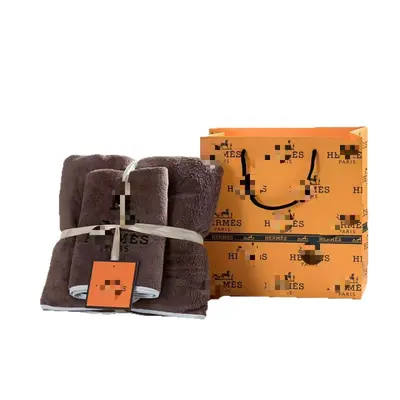 Doppellagiges Badetuch-Set 2-teilig
