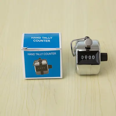 4-Digit Metal Handheld Mechanical Tally Counter