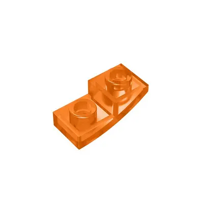 1x2 Reverse Curved Piece Compatible with LEGO 24201 Building Blocks - 5
