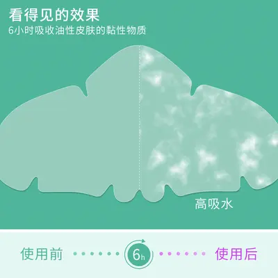 Bochuang Keji Hydrocolloid Acne Patch, Centella Triangle Nose Patch - 3