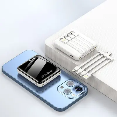 Toptan 3C sertifikalı mini powerbank, 20000mAh büyük kapasiteli mobil güç kaynağı, sınır ötesi hediye özel logo. - 12