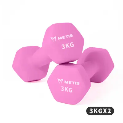 Hexagonal dumbbell set, cast iron, solid construction - 9