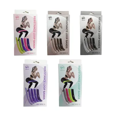 Colorful Yoga Resistance Loop, Unisex Strength Training Band - 6