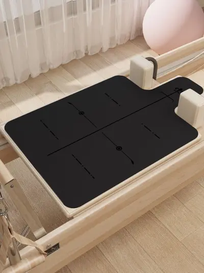 PU Rubber Pilates Non-Slip Mat, Sweat-Absorbent, Thickened - 4