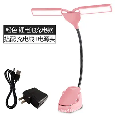 Şarj Edilebilir LED Nota Standı Lambası, USB Klipsli, Ayarlanabilir, Gitar ve Erhu İçin - 12