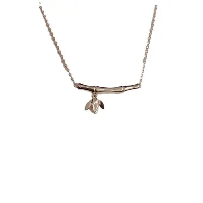 Minimalist Silver Collarbone Chain, Gold Electroplating - 6