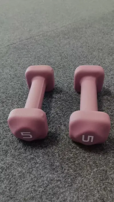 Yeni dambıl daldırma plastik profesyonel fitness egzersiz yağ yakıcı şekillendirme güç antrenmanı dambıl seti - 8
