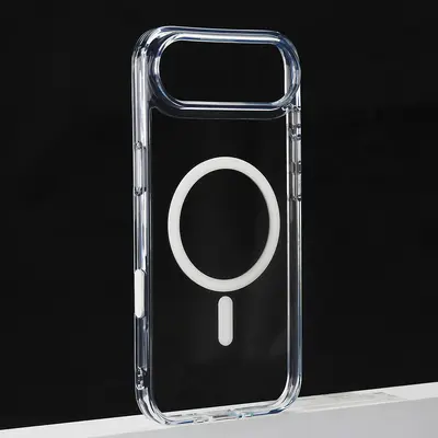 Transparent Magnetic Phone Case for Apple iPhone 18 Pro Max, Full Camera Button Protection - 8