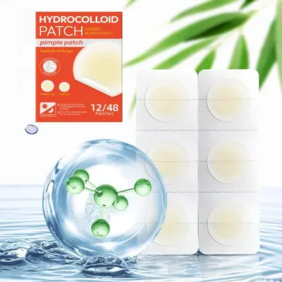 Hidrokoloid Akne Yaması Tıbbi Sınıf Görünmez 12 Adet
