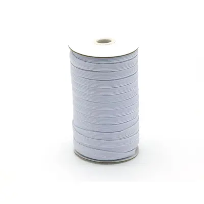 Black and White Flat Latex Elastic Band for Cuff Sleeves - 8