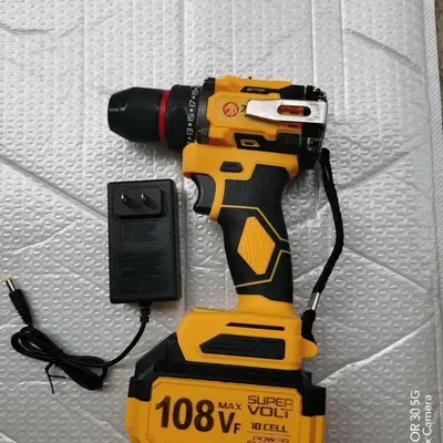 Cordless Impact Drill, Lithium Battery, High Power - 7