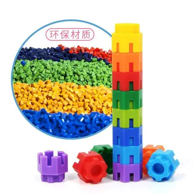 Büyük Boy Altıgen Yapı Blokları, Çocuk Erken Eğitim Oyuncağı - 6