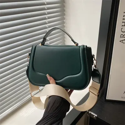 Women's Winter Handbag, Single Shoulder Small Square Bag - 8