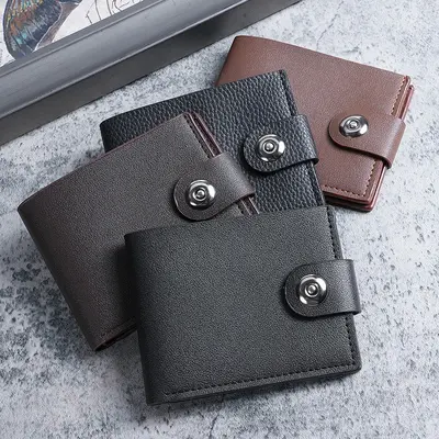 Herren-Kurzbrieftasche im Querformat mit Kartenfächern - 5