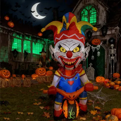 Halloween Inflatable Pumpkin Ghost Decoration Model - 13