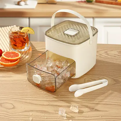 Printed ice cube mold, ice cube tray, food-grade silicone mold, easy-release ice cube mold with lid. - 12