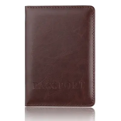 PU-Leder-Reisepasshülle, mehrere Kartenfächer, Geschäftsdesign - 8
