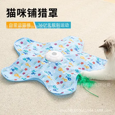 Cat Play Tunnel with Electric Hunting Cover and Automatic Turntable - 7