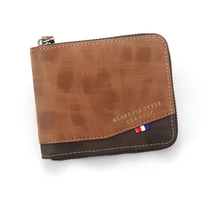 Men's Matte Wallet with Chain, Multi-Card Slots and Coin Pocket - 12
