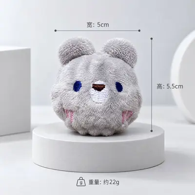 Squeaky Dog Toy Ball and Cat Plush Toy, Durable and Interactive - 8