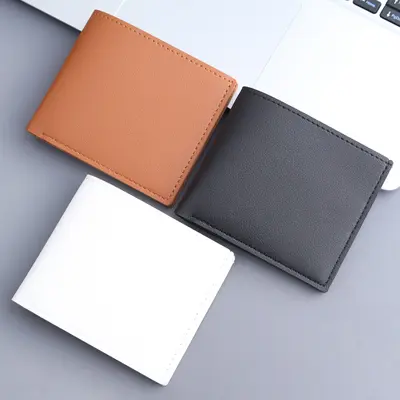 Erkek kısa cüzdan erkek toptan sınır ötesi e-ticaret fabrika hazır erkek cüzdan erkek cüzdan LOGO olmadan basit - 5