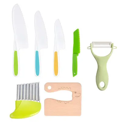 Çocuk plastik güvenlik bıçak seti, mutfak oyunu