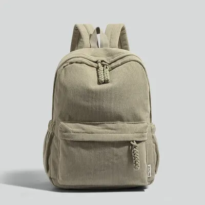 Corduroy Women's Backpack 2026, College Student, Large Capacity - 8